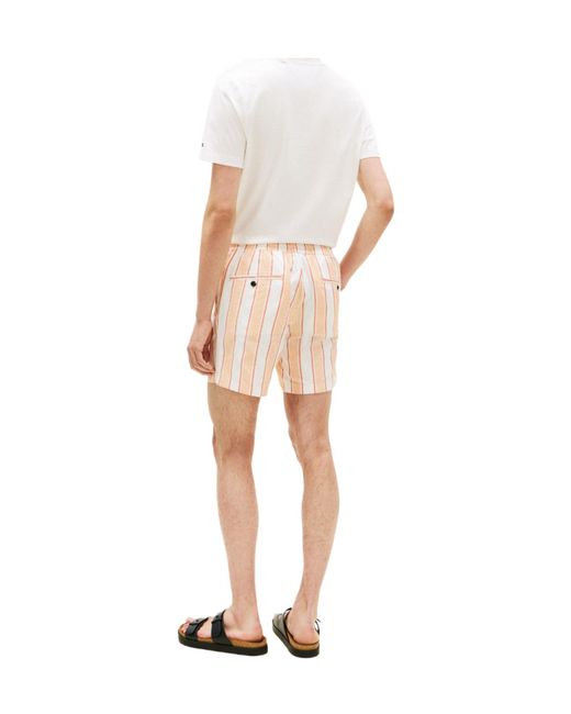 Tommy Hilfiger White Sports Shorts for men