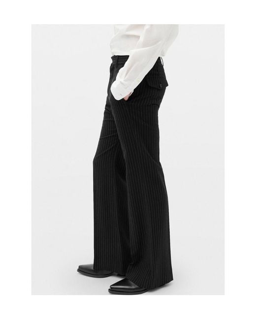 Ann Demeulemeester Black Stefan Trousers for men