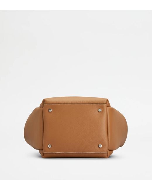 Tod's Brown Dual-Handle Shoulder Bag