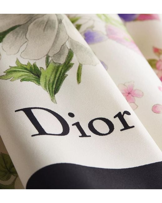 Dior White Mid-Length Flared Dress With Belt