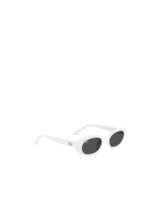 Ray-Ban White Rb4441D Sunglasses