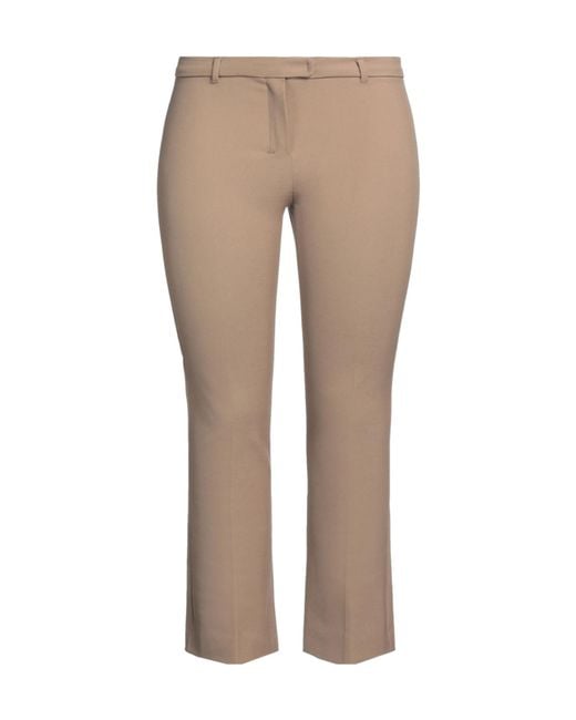 Max Mara Natural Solid Twill Pants
