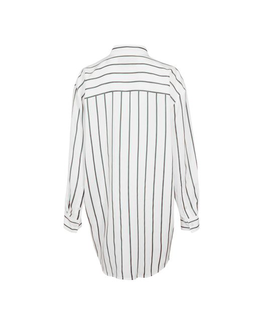 Gucci White Long Sleeve Plain Shirt