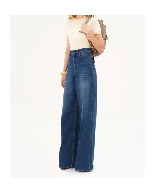 Chloé White Short-Sleeved T-Shirt
