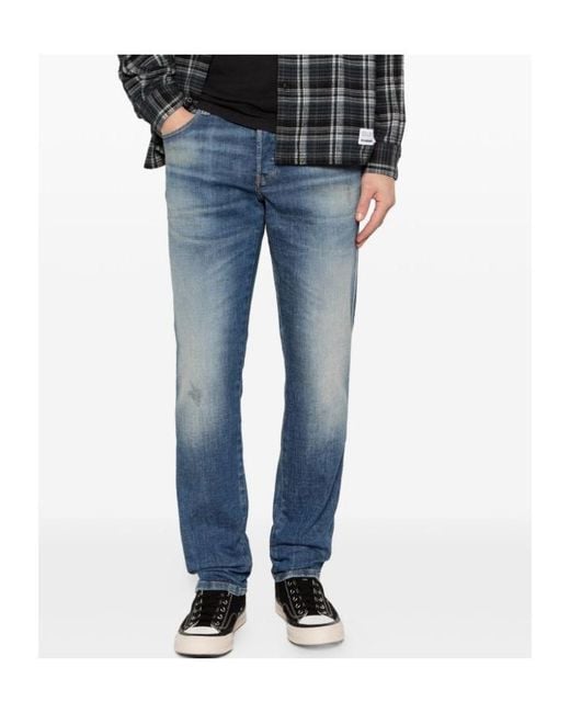 DIESEL Blue 1993 D-Vyl Straight Leg Jeans for men