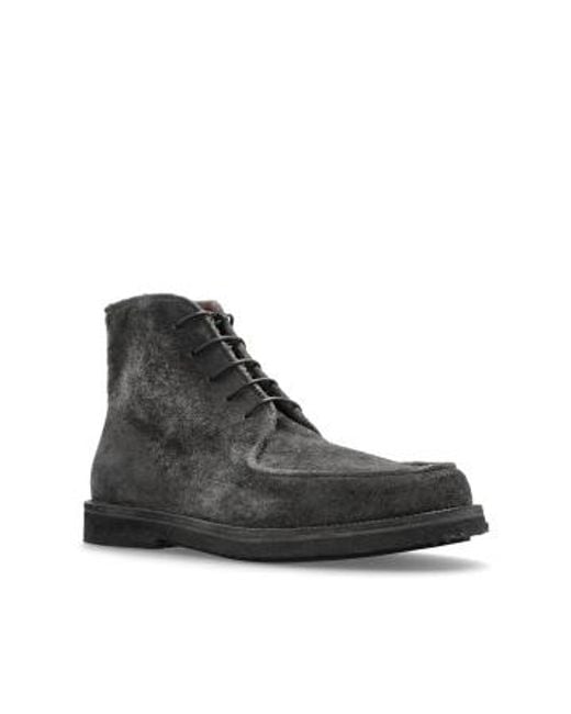 Marsèll Black Marsèll Lace-Up Ankle Boots for men