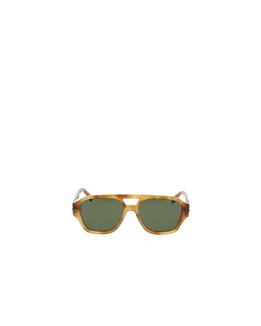 Fendi Green Eyewear Square Frame Sunglasses for men