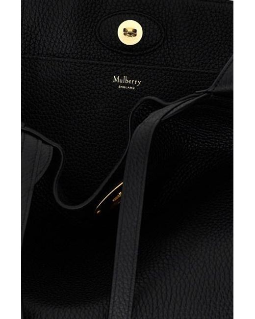 Mulberry Black Bayswater Twist-Lock Tote Bag