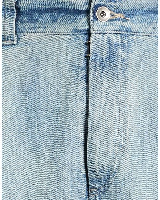 Maison Margiela Blue Slit Pockets Baggy Jeans