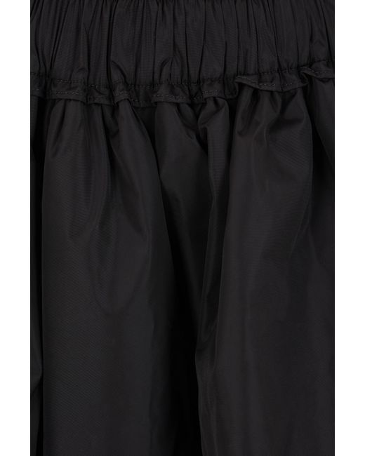 Simone Rocha Black Ruched Puffball Shell Skirt