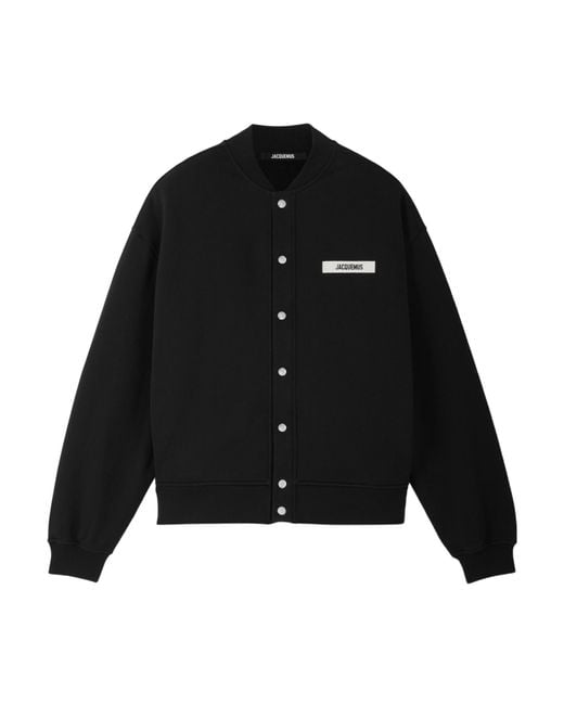 Jacquemus Black The Gros Grain Cardigan for men
