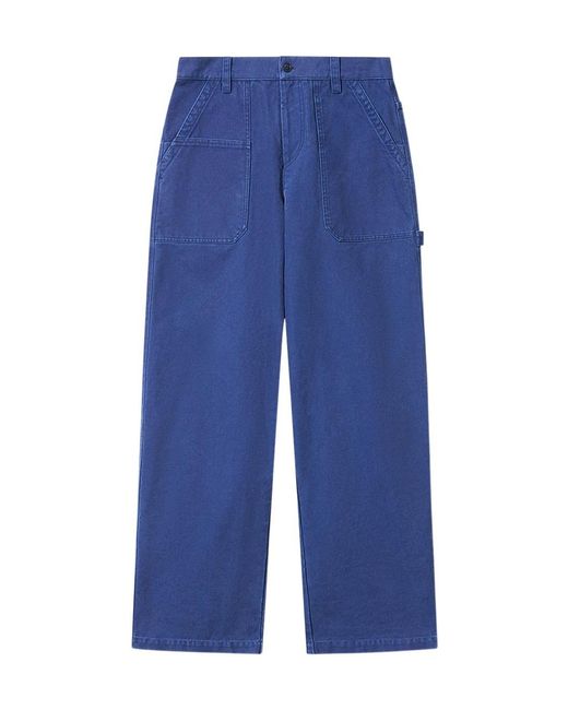 Isabel Marant Blue Ablom Cotton Trousers for men