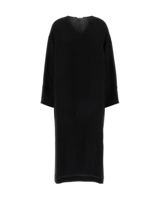 The Row Black Heloise Dress