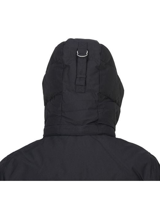 Moose Knuckles Black Padded Hooded Jacket