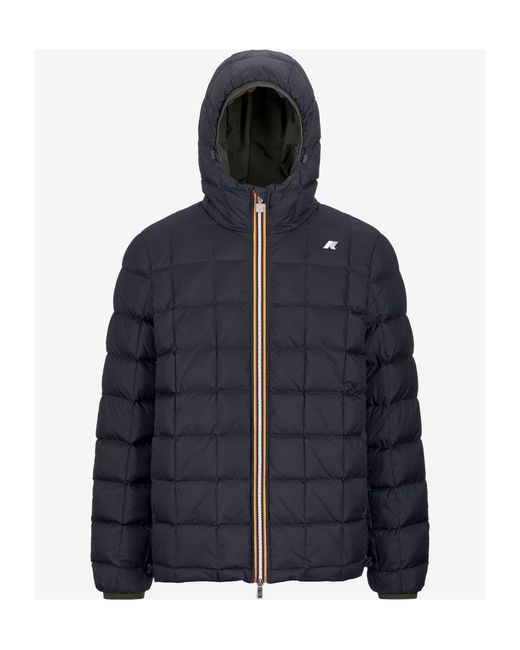 K-Way Green Jack St Thermo Reversible Hooded Down Jacket for men