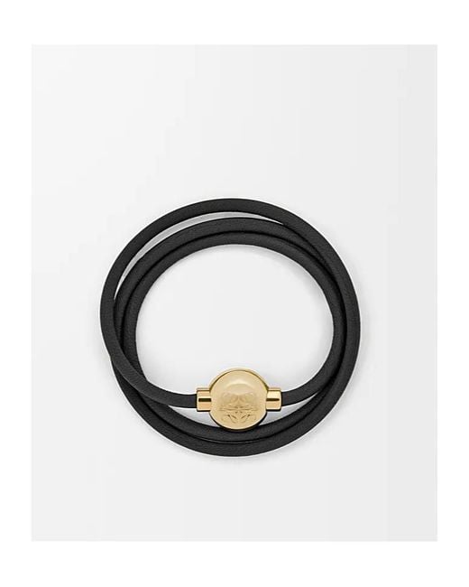 Loewe Black Pebble Bracelet
