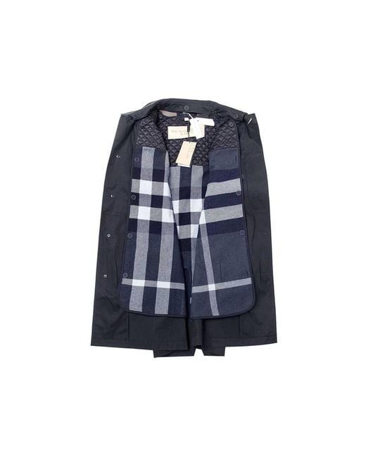Burberry Blue Inner Detachable Coat for men