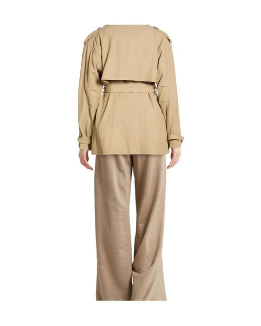 Rag & Bone Natural Double Breasted Pea Coat
