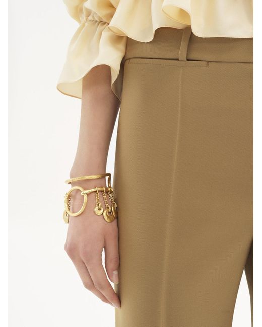 Chloé Natural Chloé Flared Tailored Trousers