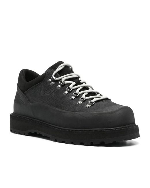 Diemme Black Low-Top Lace-Up Casual Shoes for men