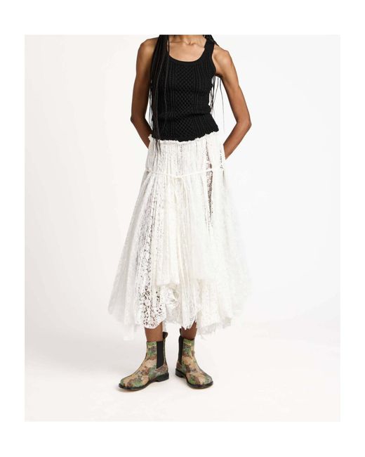 J.W. Anderson Black Cable-Knit Sleeveless Top