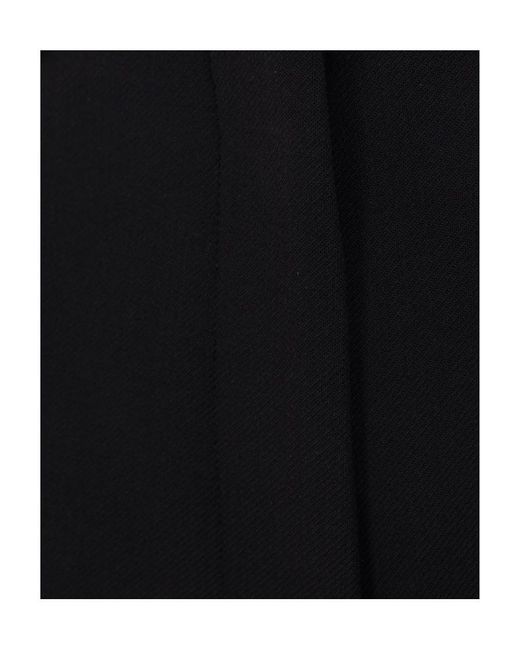 Alaïa Black Alaïa High-Waist Cropped Trousers
