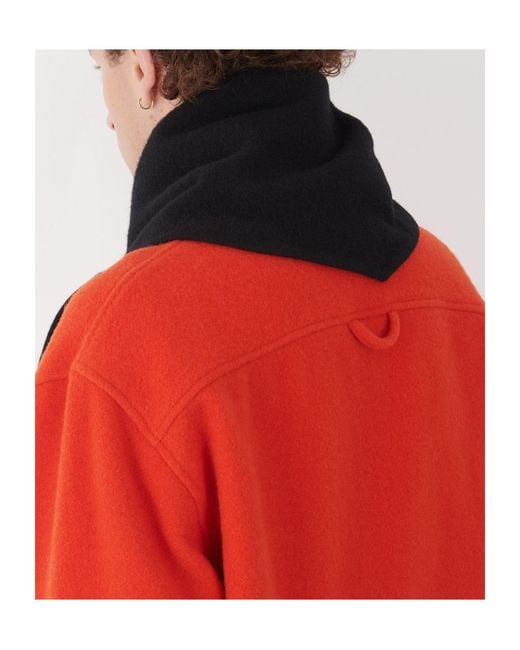Rier Black Lasagne-Shape Scarves for men