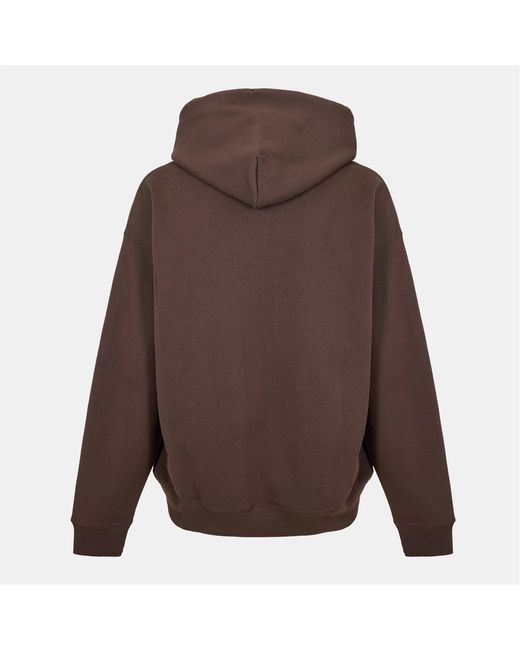 Off-White c/o Virgil Abloh Brown Hooded Sweatshirt for men