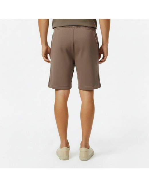 Boss Gray Logo Drawstring Shorts for men