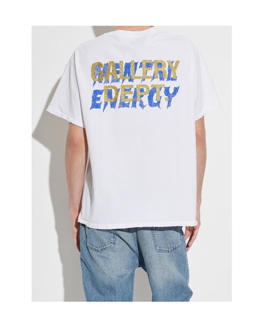 GALLERY DEPT. White Short-Sleeved T-Shirt for men