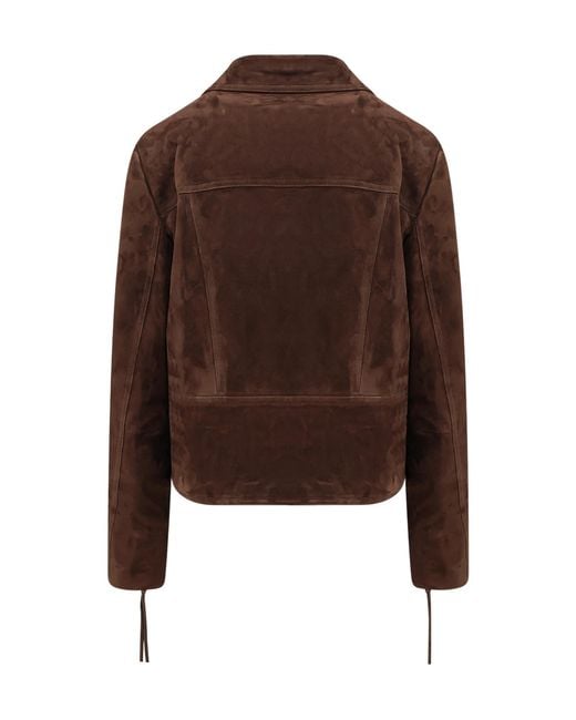 Tom Ford Brown Leather Jackets