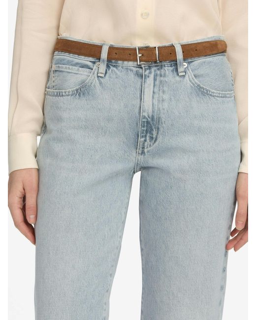 FRAME Gray The Hang Jeans