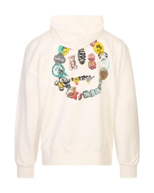 Barrow Natural Logo Printed Hoodie for men