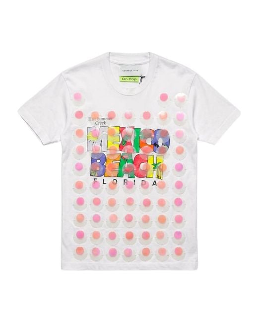 Conner Ives White Crew Neck T-Shirt