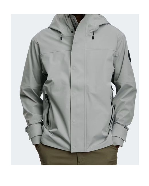 Canada Goose Gray Rupert Rain Jacket for men