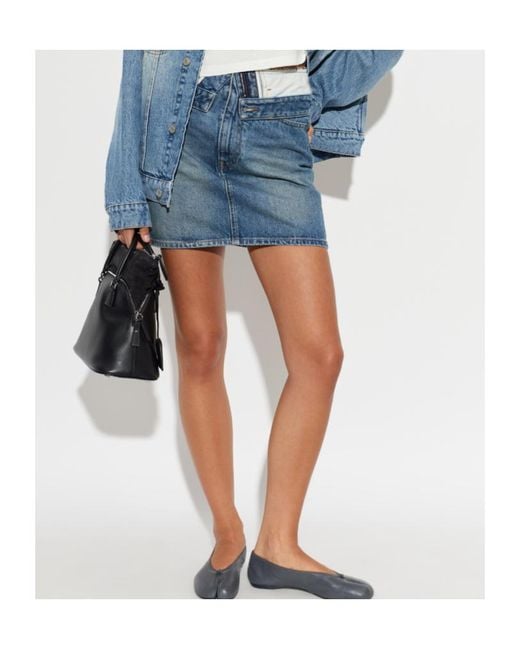 MM6 by Maison Margiela Blue Denim Skirt