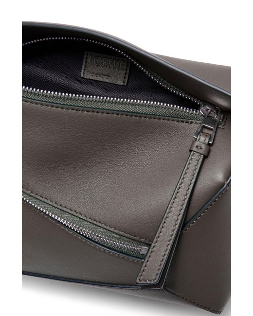 Loewe Gray Puzzle Small Belt Bag for men