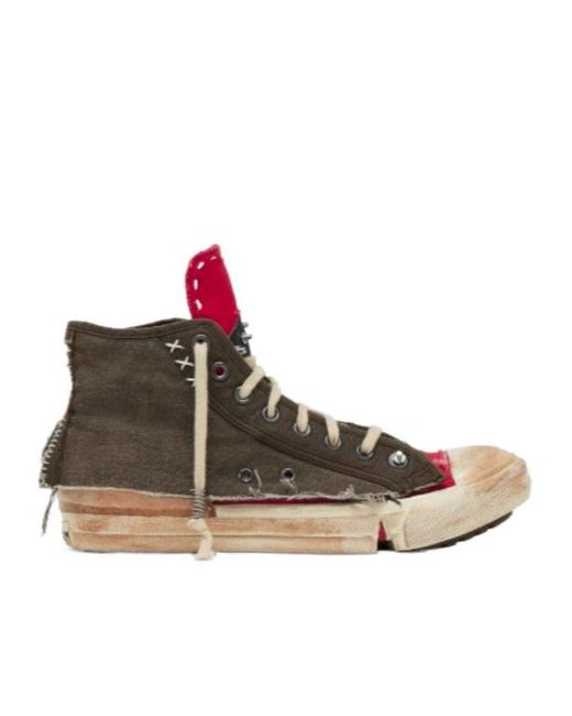Maison Margiela Brown Loved To Death Sneakers