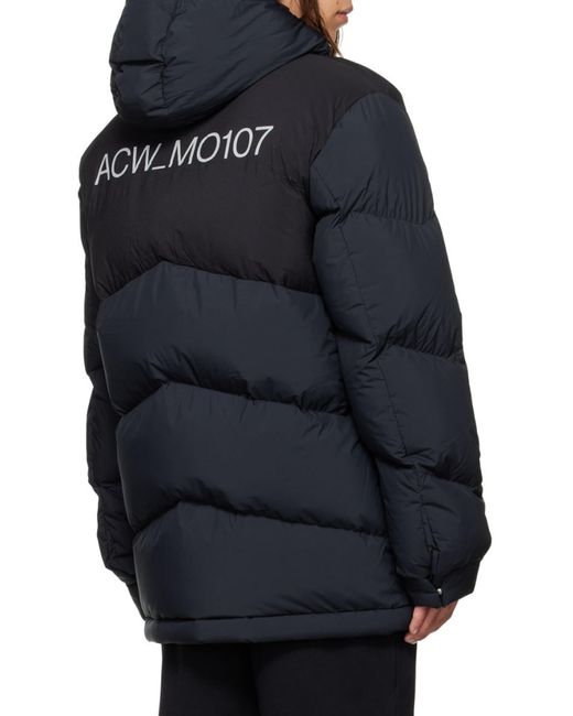 A_COLD_WALL* Blue Hooded Padded Jacket for men