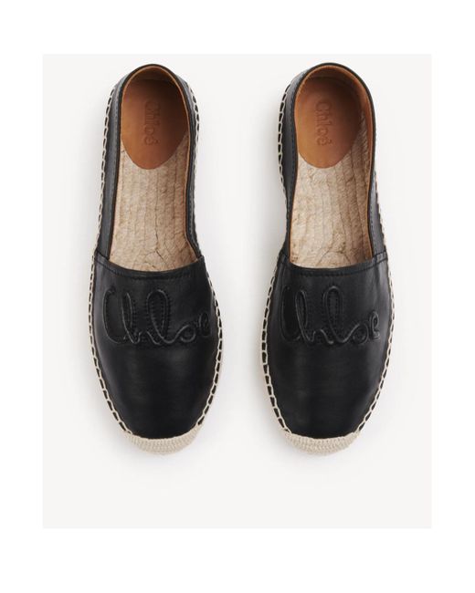 Chloé Black Chloé Isla Espadrilles