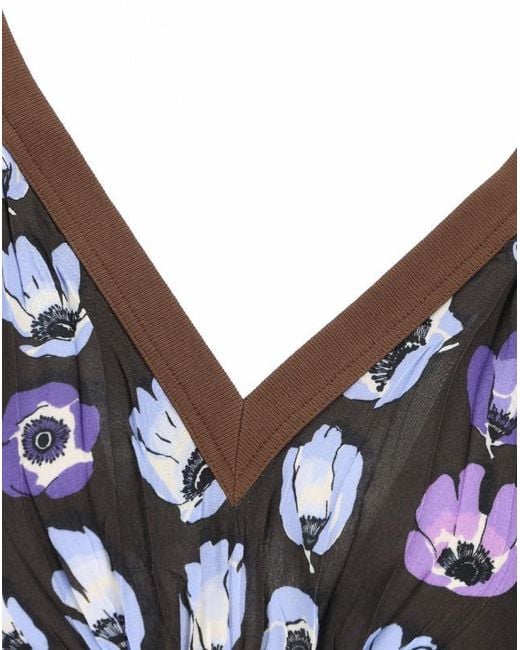 Prada Blue V-Neck Dress