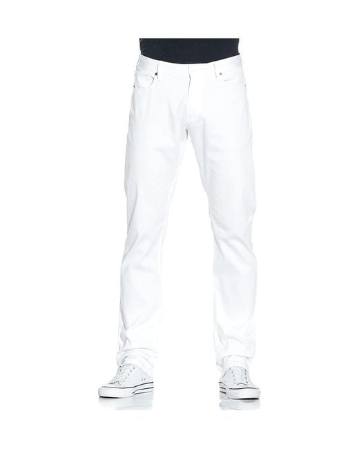 Armani Jeans White Logo Jeans for men