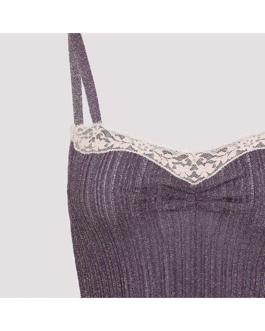 Valentino Black Lace Detailed Knitted Top