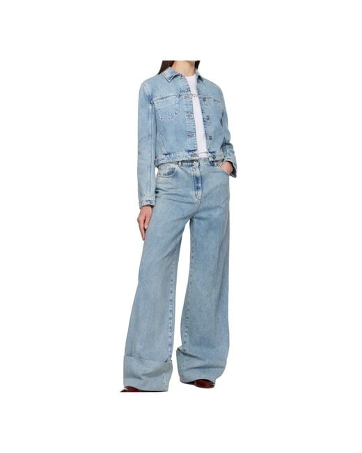 Lanvin Blue Short Denim Jacket