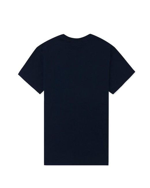 Philipp Plein Blue Logo Sticker T-Shirt for men