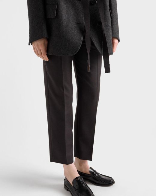 Prada Black Grisaille Pants