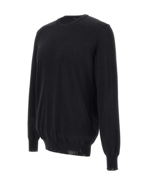 Kangra Cashmere Blue Kangra Crew Neck Sweater for men