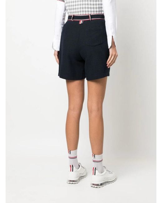 Thom Browne Blue Bermuda Shorts