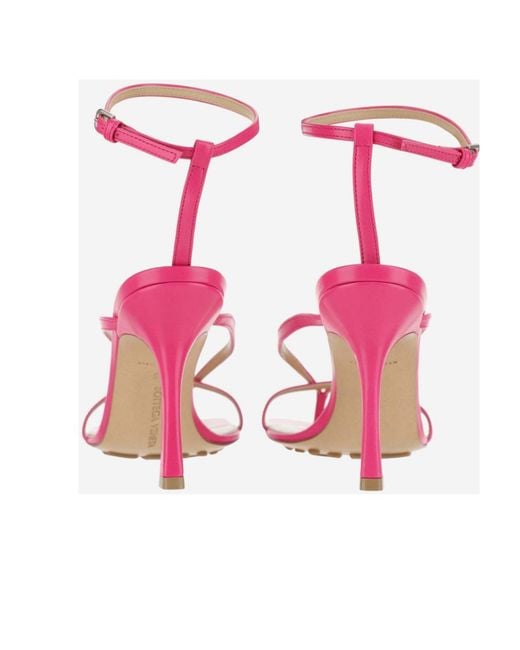 Bottega Veneta Pink Stretch 110Mm Sandals