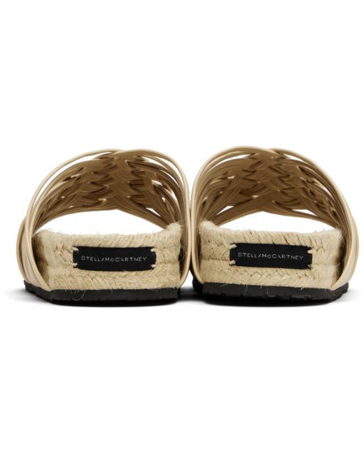 Stella McCartney Black Braided Slides